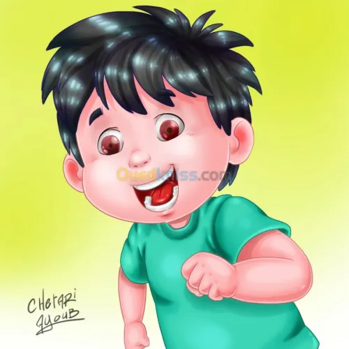 انا رسام متخصص في مجال المطبوعات