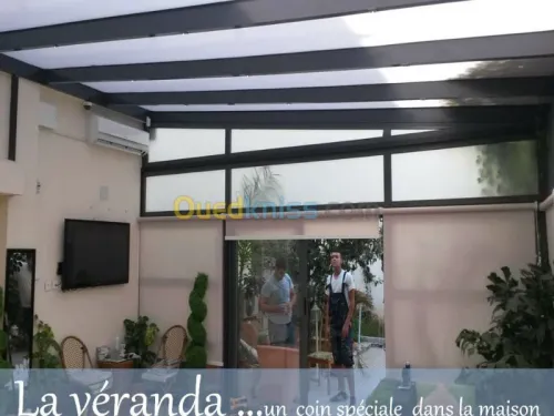 ALumine+ Pergola Véranda pour terrasse