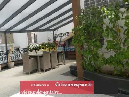 ALumine+ Pergola Véranda pour terrasse
