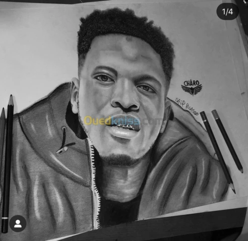 رسم لوحات شخصية احترافية 
