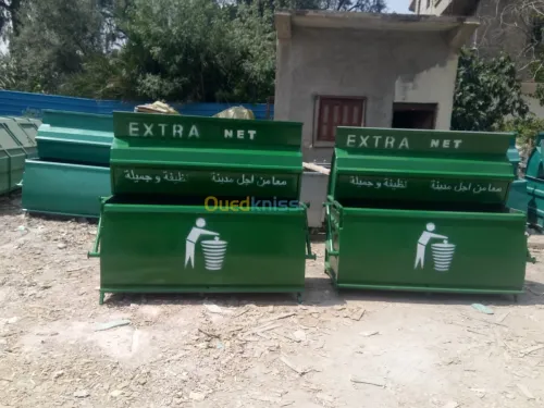 Fabrication bac à ordure métallique 