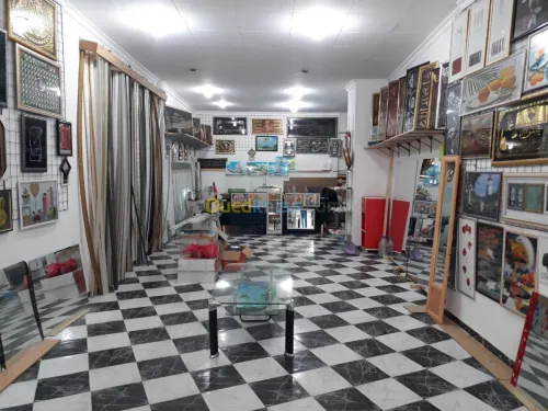 عتاد محل للبيع لصنع الاطر و المرايا  a