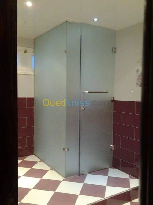 Cabine de douches italiene en verre