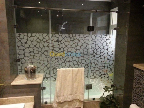 Cabine de douches italiene en verre