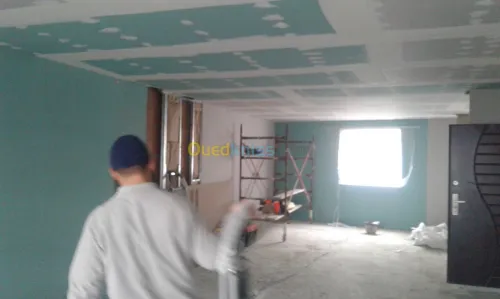 Placo plâtre BA13 Revêtement interieur