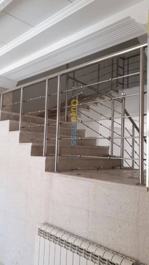 Rampe d' escalier en inox