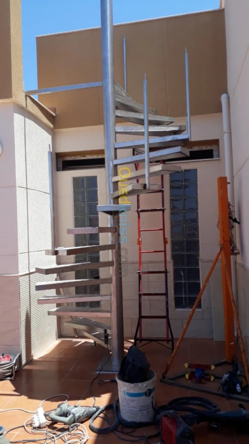Rampe d' escalier en inox