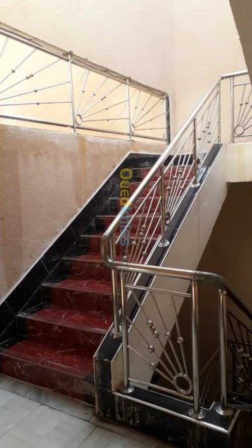 Rampe d' escalier en inox