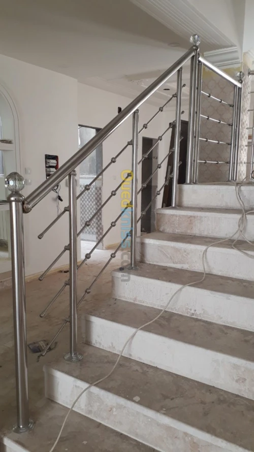 Rampe d' escalier en inox
