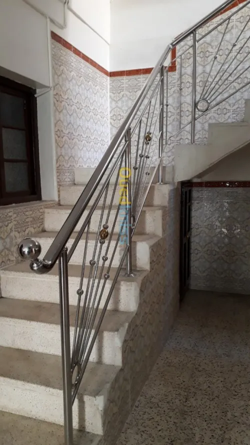 Rampe d' escalier en inox