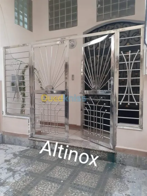 Rampe d' escalier en inox