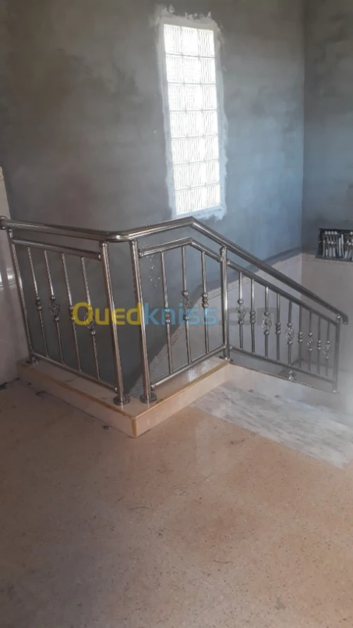 Rampe d' escalier en inox