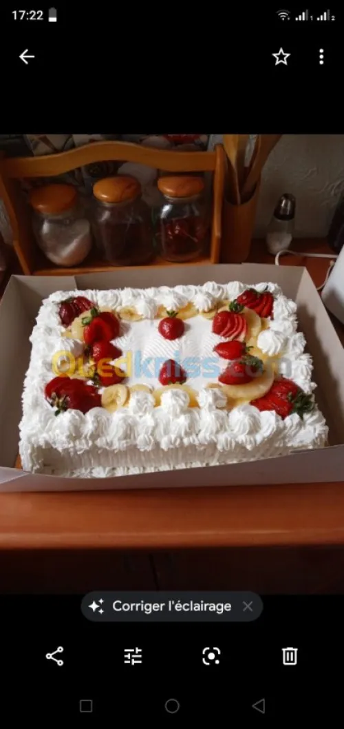 Gâteau sec gâteau d'anniversaire