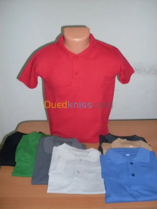 confection de polo+tee-shirt+sweat-sh