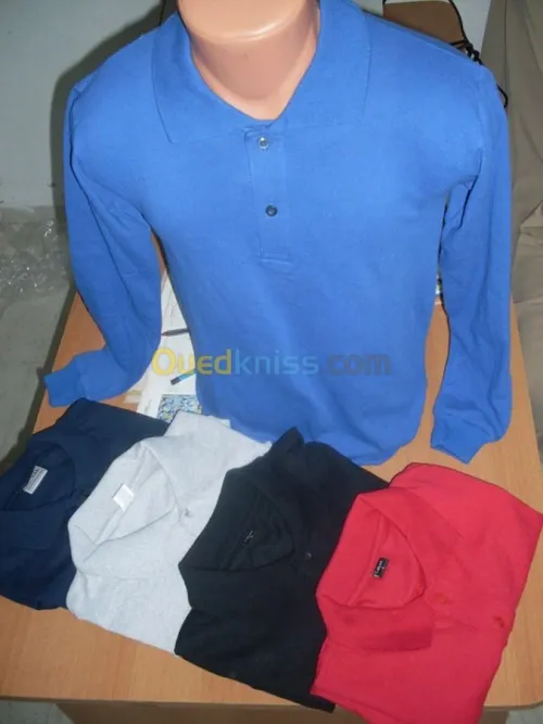 confection de polo+tee-shirt+sweat-sh