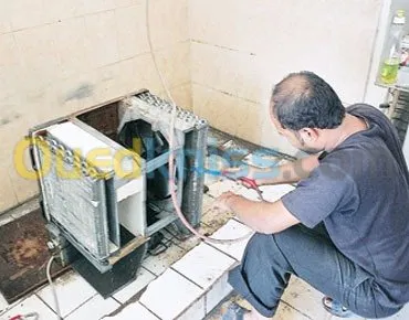 Climatiseur et frigo