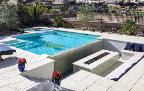 conception et réalisation de piscine, fontaine, jet d'eau,et mur d'eau
