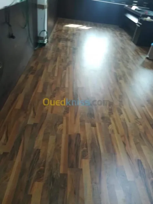 Pose et  réparation gerflex parquet 