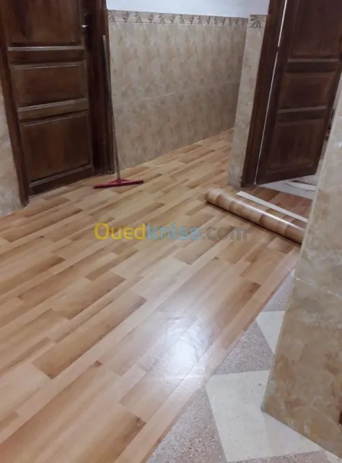 Pose et  réparation gerflex parquet 