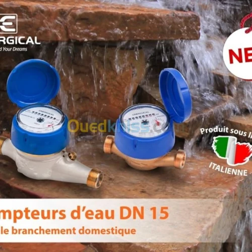Compteur d'eau ENERGICAL GSD8 DN15