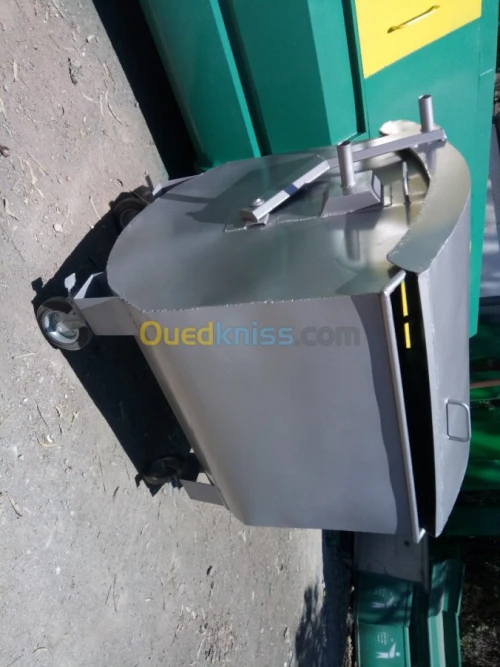 Bac à ordure galvanisé 