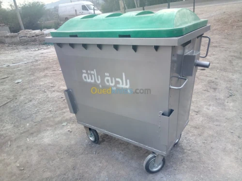 Bac à ordure galvanisé 