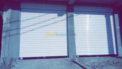 Installation rideau métallique 