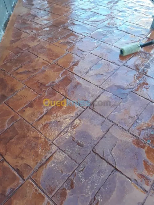 Aménagements extérieur (béton imprimé)