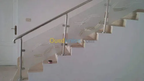 Rampe d'escalier- garde corps 