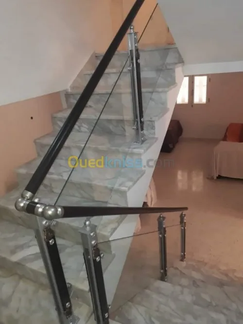 Rampe d'escalier- garde corps 