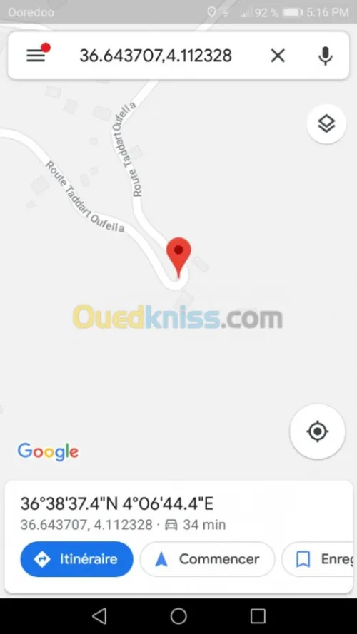 Vente Terrain Tizi Ouzou Beni douala