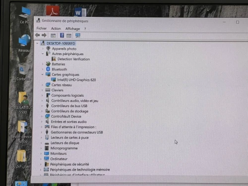 DELL LATITUDE 5400 / INTEL I7 8 EME / 8 G / 256 / 14 FHD