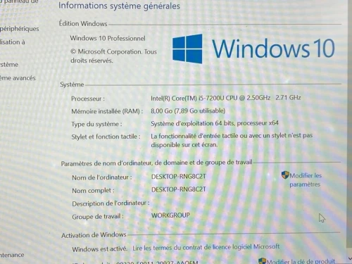THINKPAD 13 / INTEL I5 7 EME / 4G / 128 SSD / 13.3 POUCE FHD