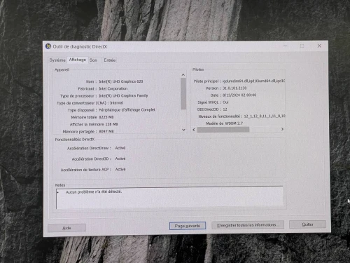 DELL LATITUDE 5400 / INTEL I7 8 EME / 8 G / 256 / 14 FHD
