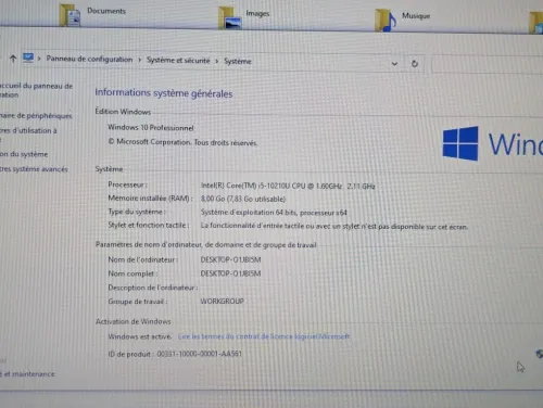 HP 470 G7/ INTEL I5 10 EME / 8G /256 SSD / 17.3 DCG UHD 620+RADEON 440M