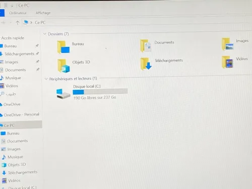 DELL LATITUDE 5580 / INTEL I5 7EME / 8G / 256 SSD NVME / 15.6 / FHD