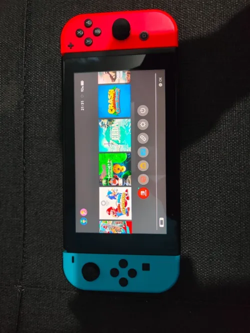 Nintendo switch v2 flashé