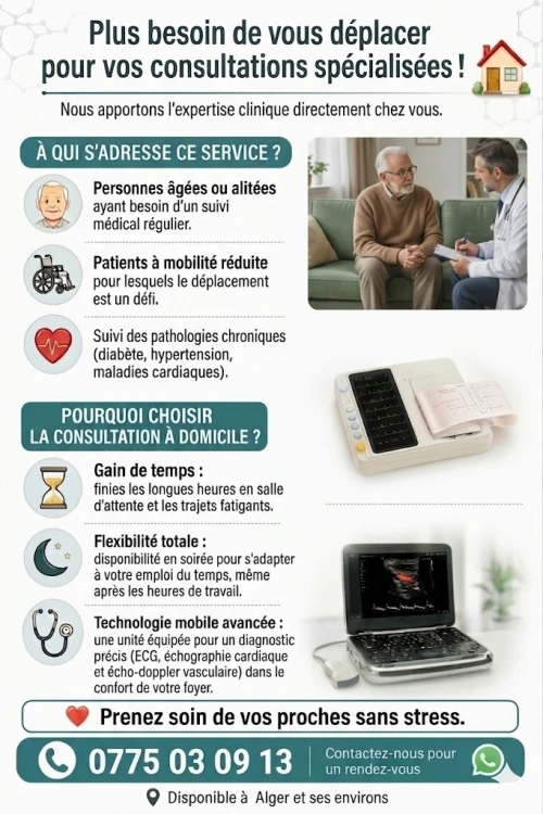 Consultation spécialisée à domicile