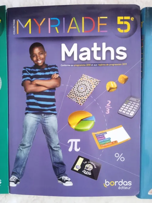 Myriade Maths édition Bordas - niveaux 6e, 5e et 3e