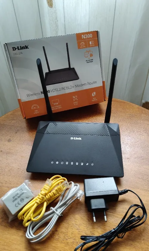 مودام روتر Modem Router D-Link DSL-224 Wireless N300 VDSL2/ADSL2