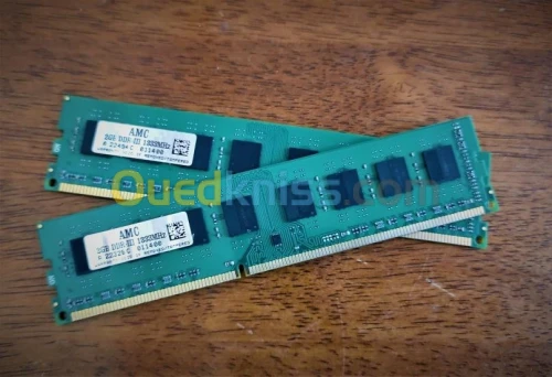 4RAM ( 2Ram x 2 )  ////  DDR-3  ///// Speed = 1333MHz //// Desktop 2RAM ddr3 x2