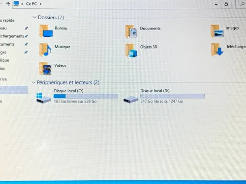 LENOVO IP 330S / INTEL I5 8EME / 8 G / 256 NVME / 15.6 FHD