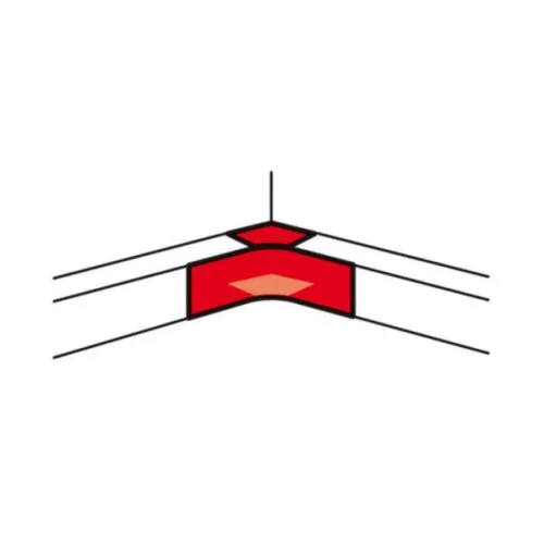 Angle intérieur pour goulottes DLP  35x80mm