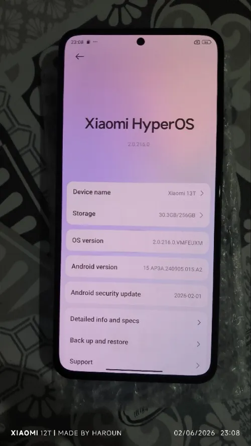 Xiomi 13t
