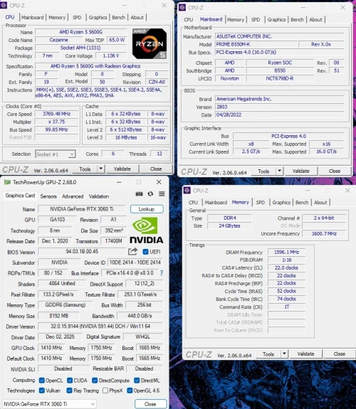 PC GAMER RTX 3060 TI - 2 SSD - NUM : 