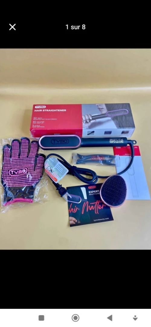 TYMO RING PLUS Brosse extra Lissante Pour Cheveux originale Venue de France