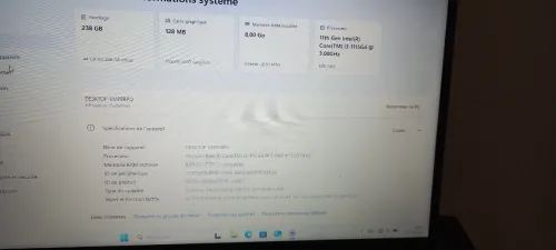 Hp i3 11eme