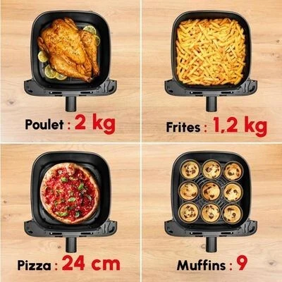 MOULINEX Easy Fry Mega air fryer 7.5L friteuse sans huile 8 programmes EZ855HF0