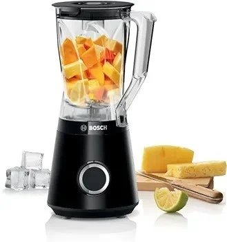 Bosch Série VitaPower | Mixeur 4 tasses, 1200 W, 2 litres, 1.5L décibels plastique 2 vitesses, noir