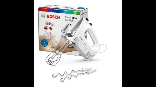 Batteur CleverMixx Spotlight 500 W Blanc, chromé